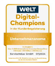WELT: Digitaler Champion in der Kundenbegeisterung